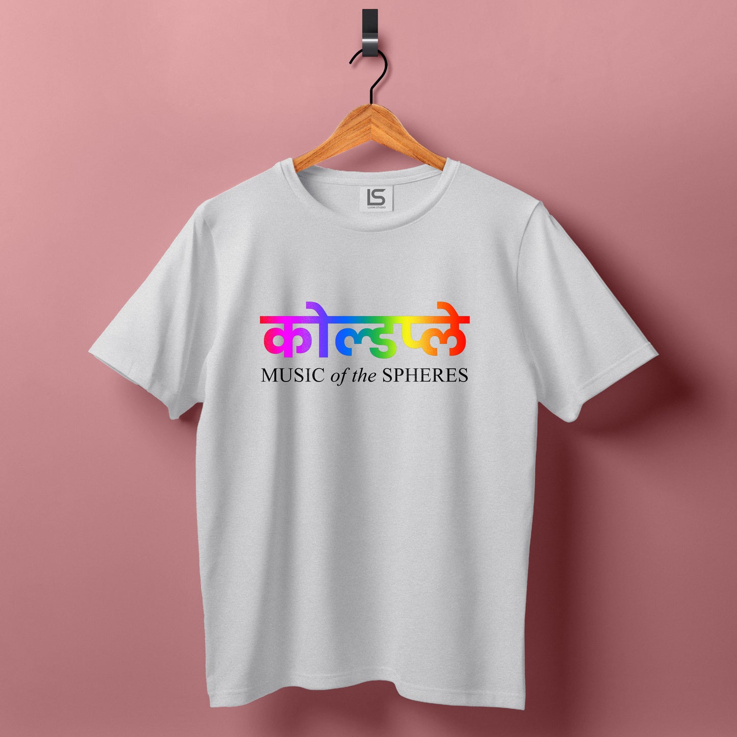 Coldplay Hindi Version White T-Shirt