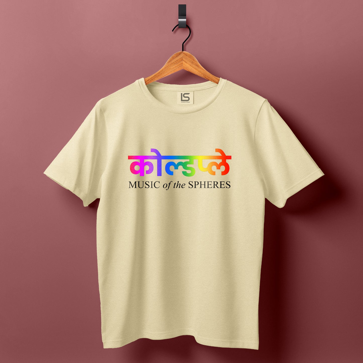 Coldplay Hindi Version White T-Shirt