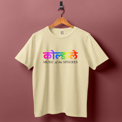 Coldplay Hindi Version White T-Shirt