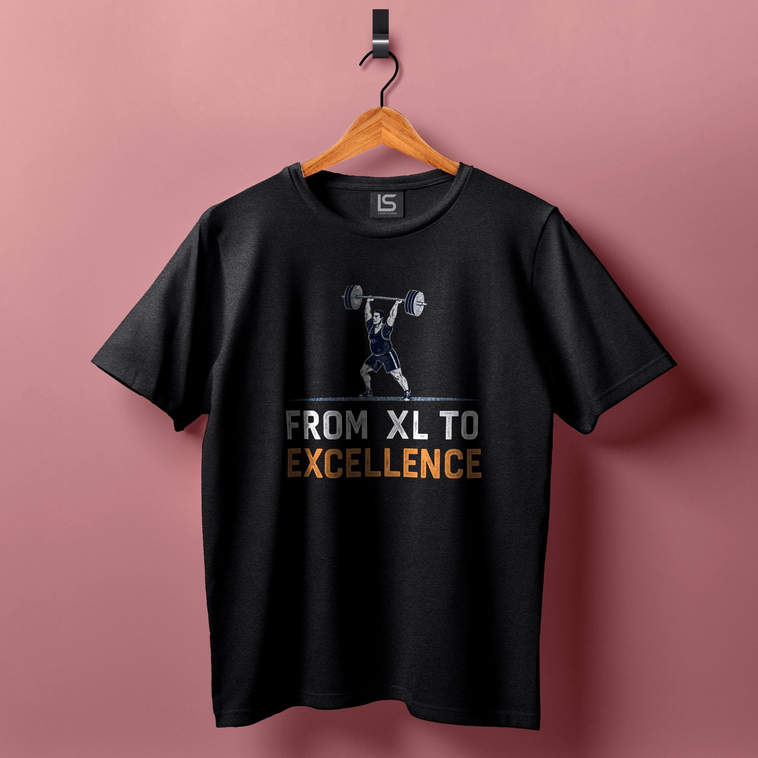 From XL to Excellence Tee for Weight Stugglers