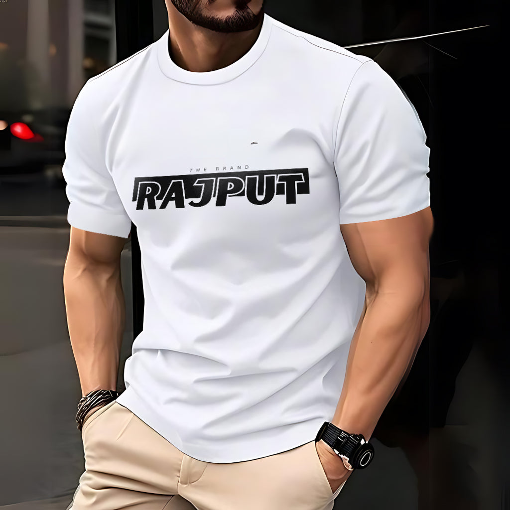 Rajput Regular Fit T Shirt White