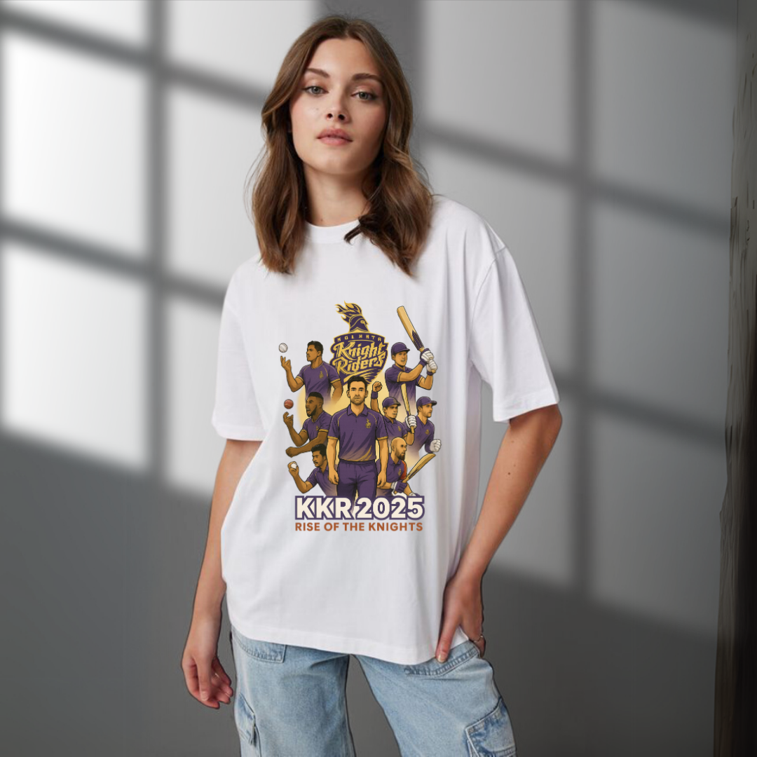 KKR 2025 Printed Premium unisex T-Shirt
