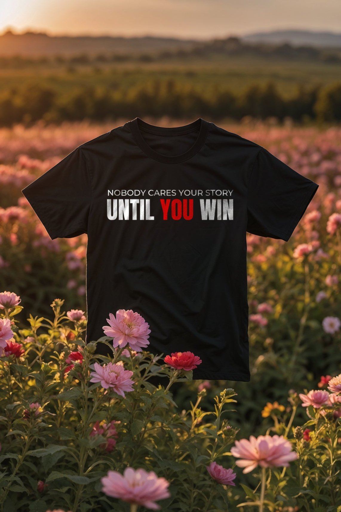 Until You win T shirt Black