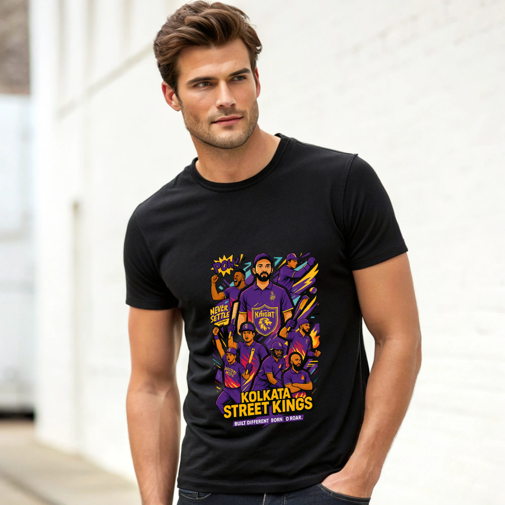 Kolkata Street Kings (KKR) Premium unisex T-Shirt