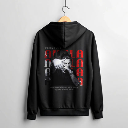 Karan Aujla Punjabi Quote Black Hoodie