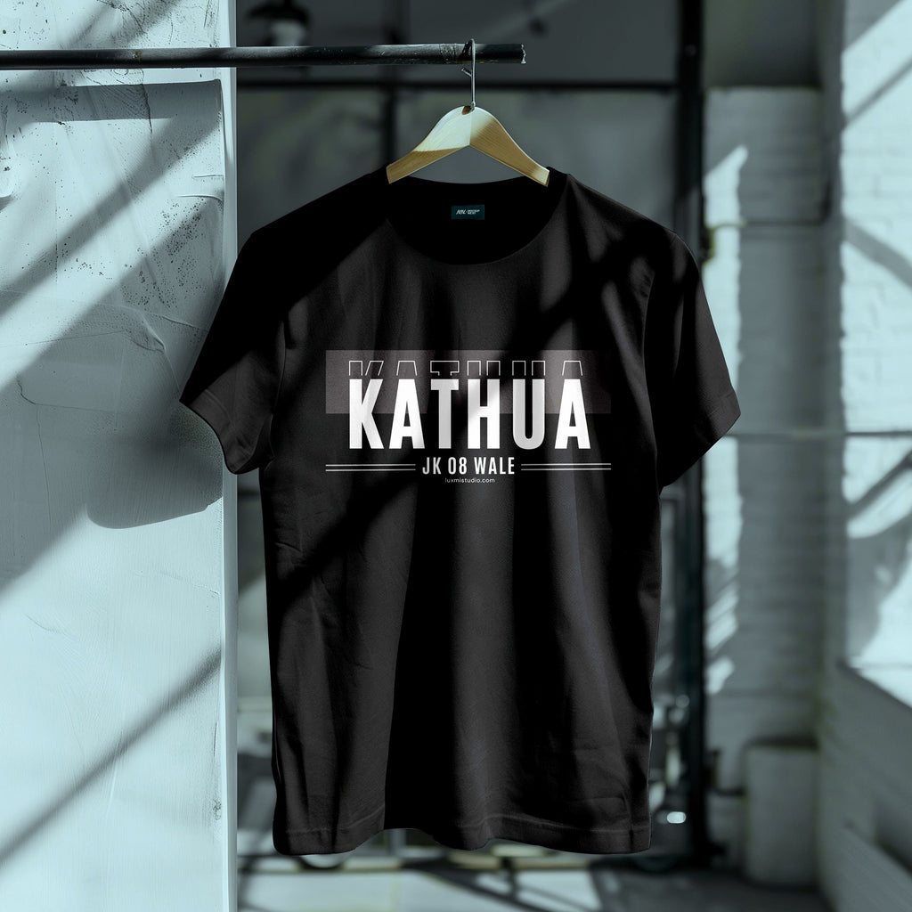 Kathua Wale JK08 Mens T shirt (Black)