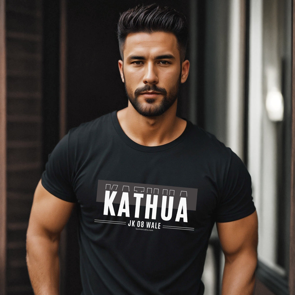 Kathua Wale JK08 Mens T shirt (Black)