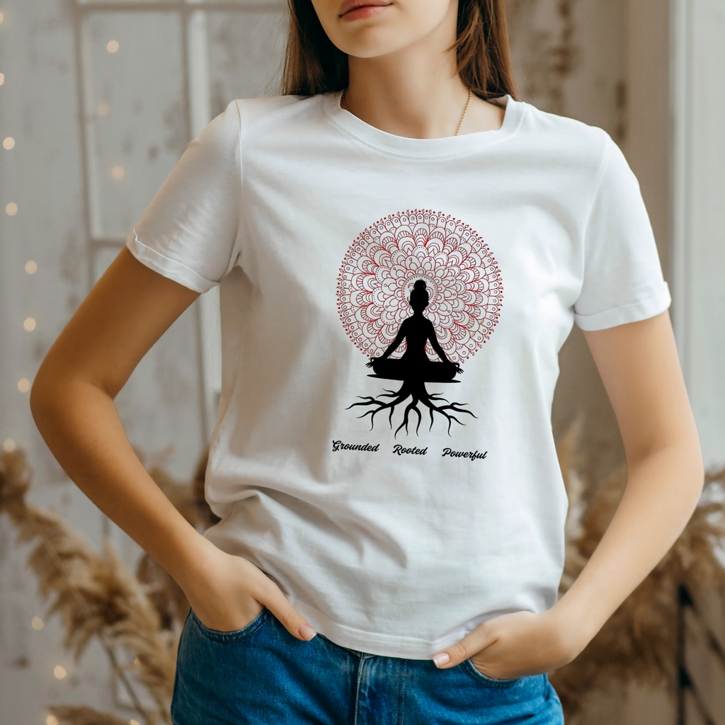 Yoga Inspired (Grounded, Rooted & Powerful) T-Shirt