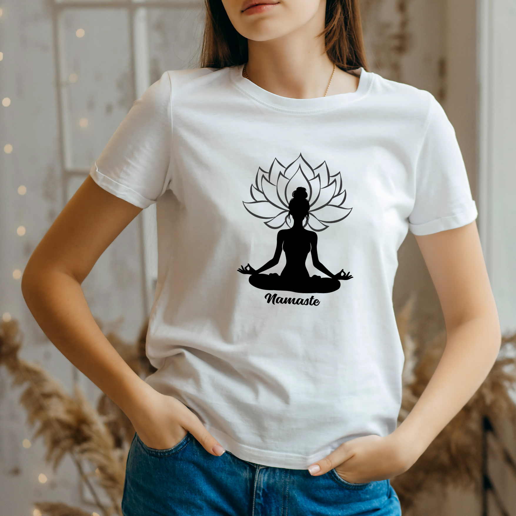 Yoga Namaste inspired T-Shirt