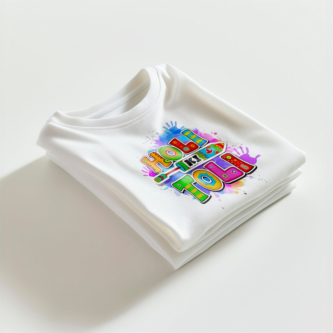 Holi Ki Toli Premium T-Shirt for Holi Festival