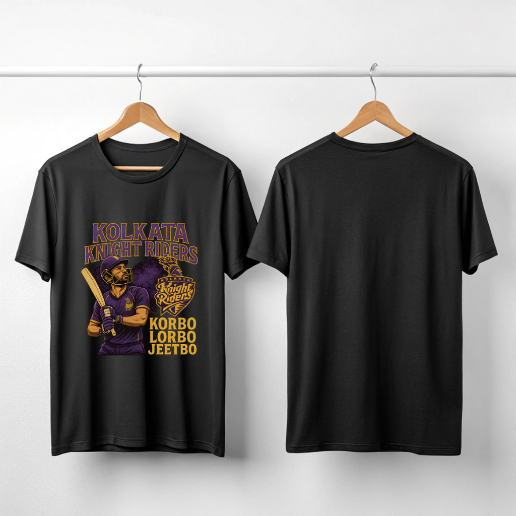 Korbo Lorbo Jeetbo (KKR) Premium unisex T-Shirt