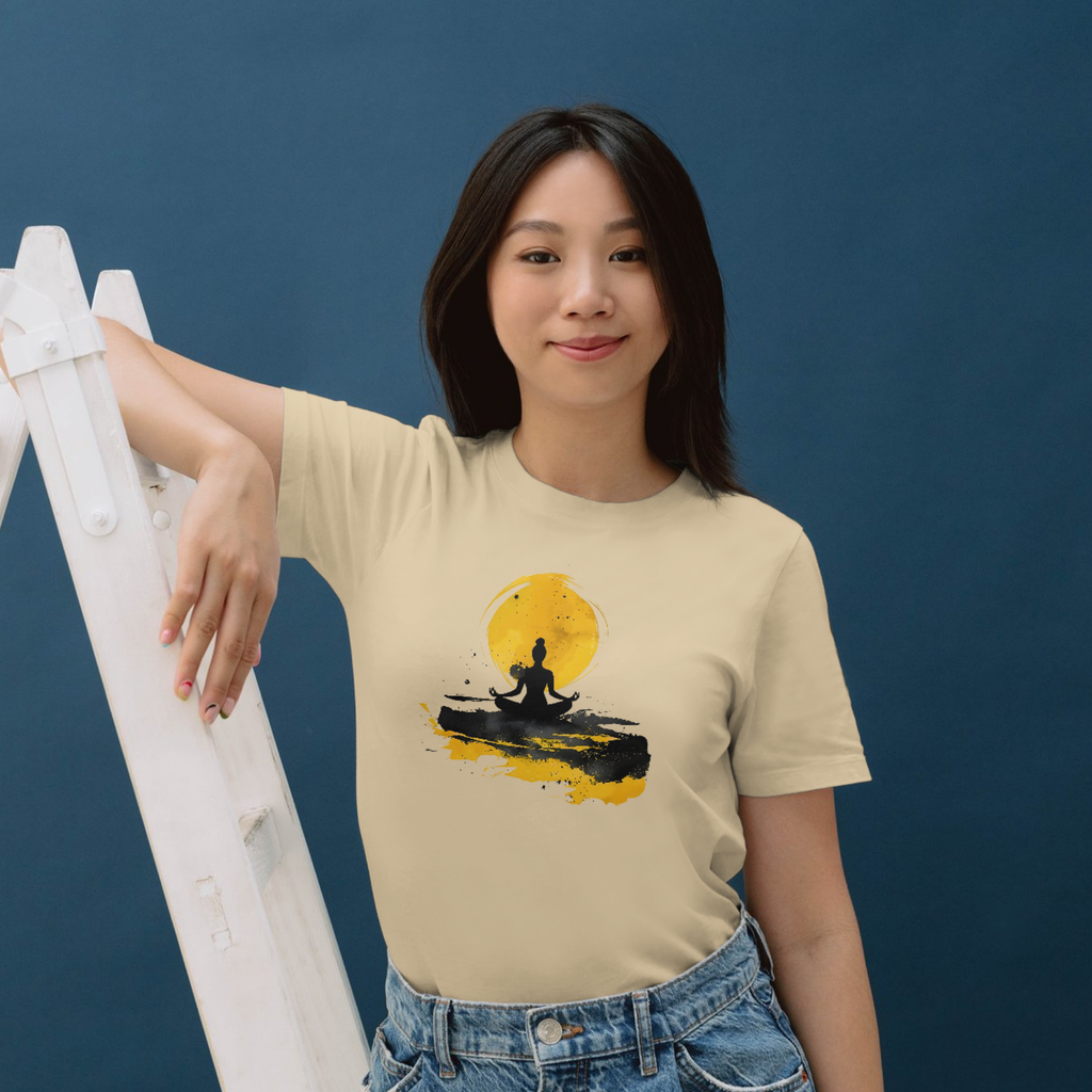 Yoga Inspired Painting T-Shirt