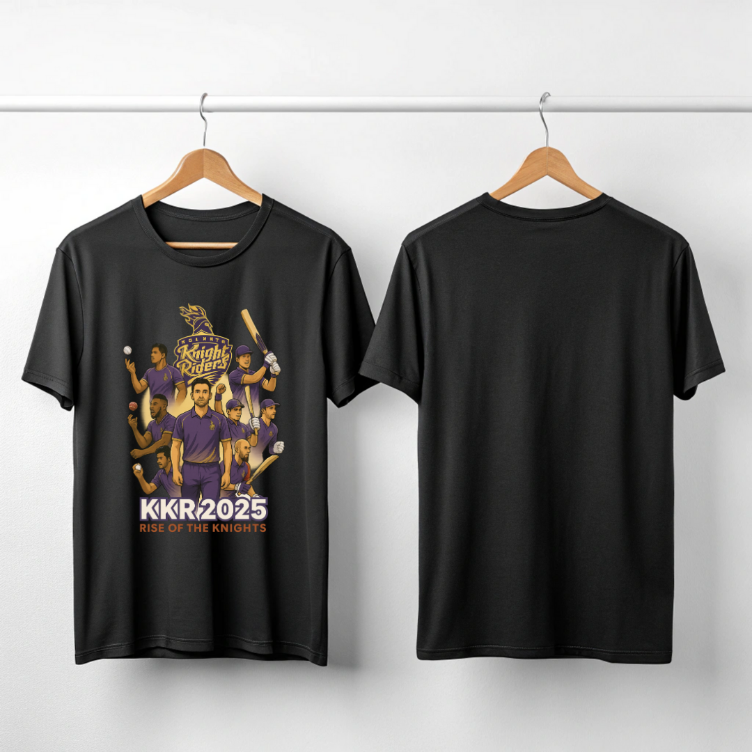 KKR 2025 Printed Premium unisex T-Shirt