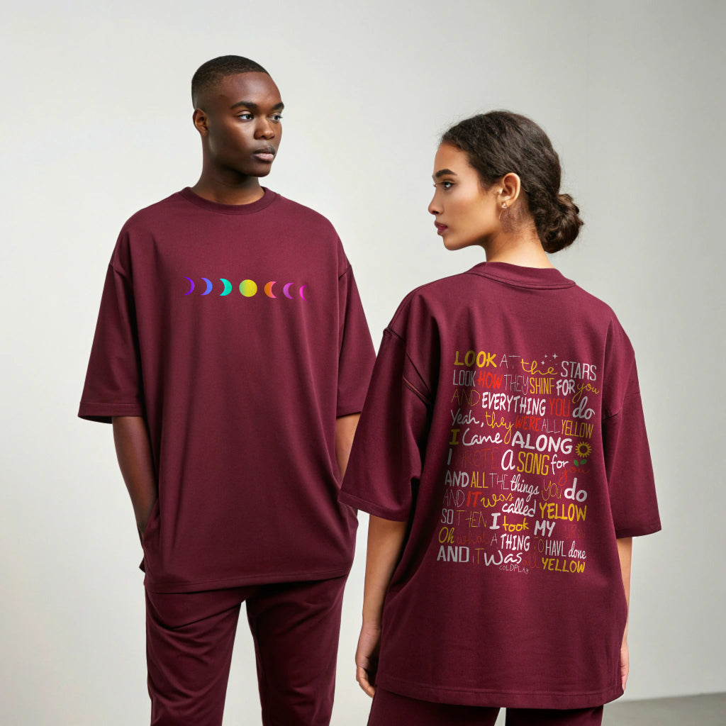 Coldplay Oversized Premium T-Shirt