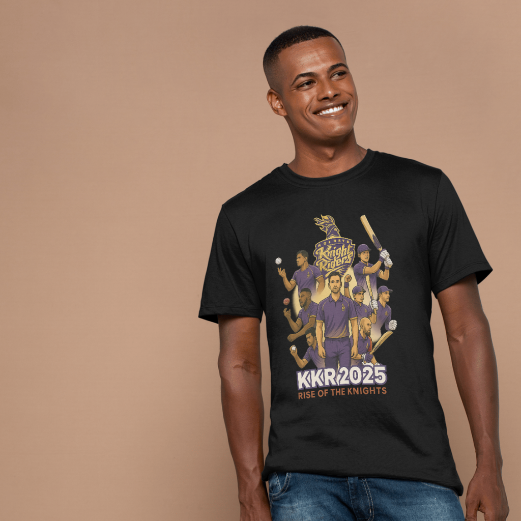 KKR 2025 Printed Premium unisex T-Shirt