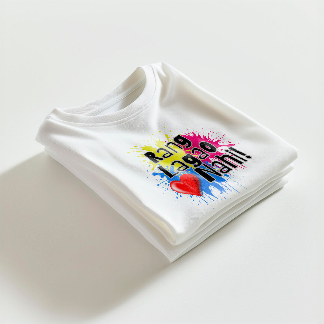 Rang Lagao Dil Nahi Premium T-Shirt for Holi Festival
