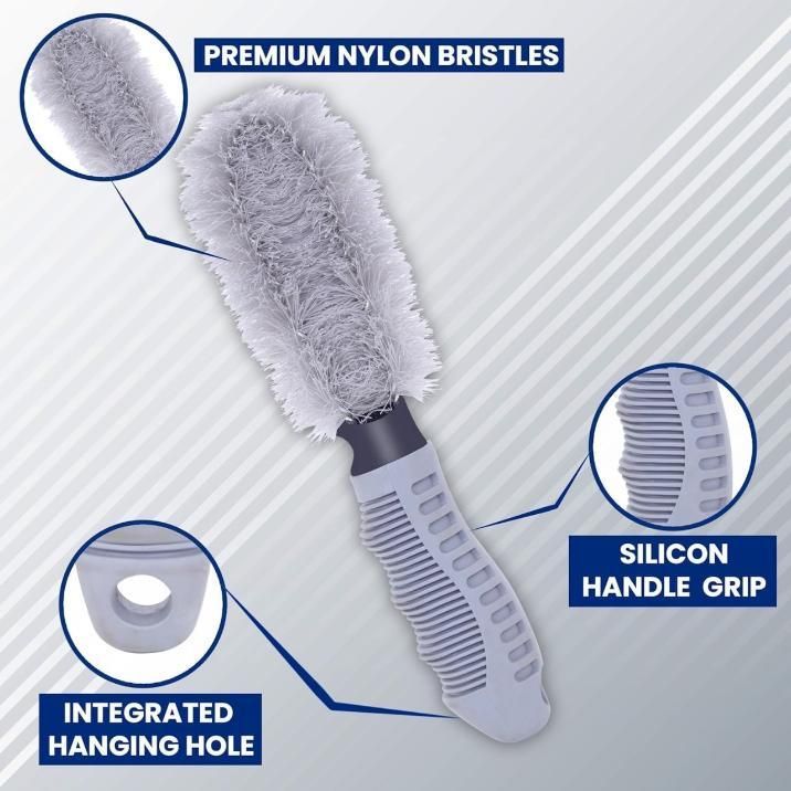 Car Alloy Wheel Cleaning Brush - Durable & Easy to Use