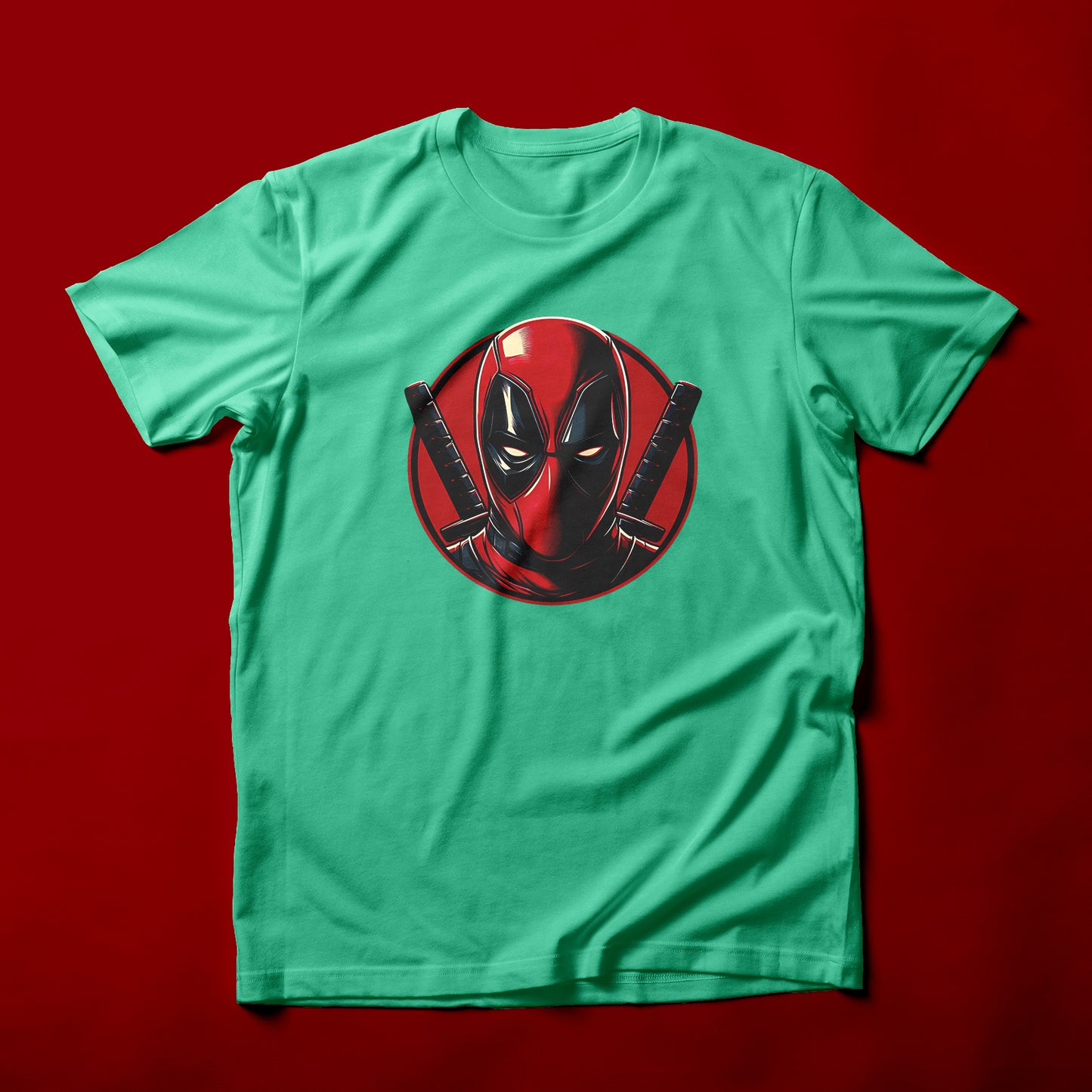 Dead Pool Round Design T shirt