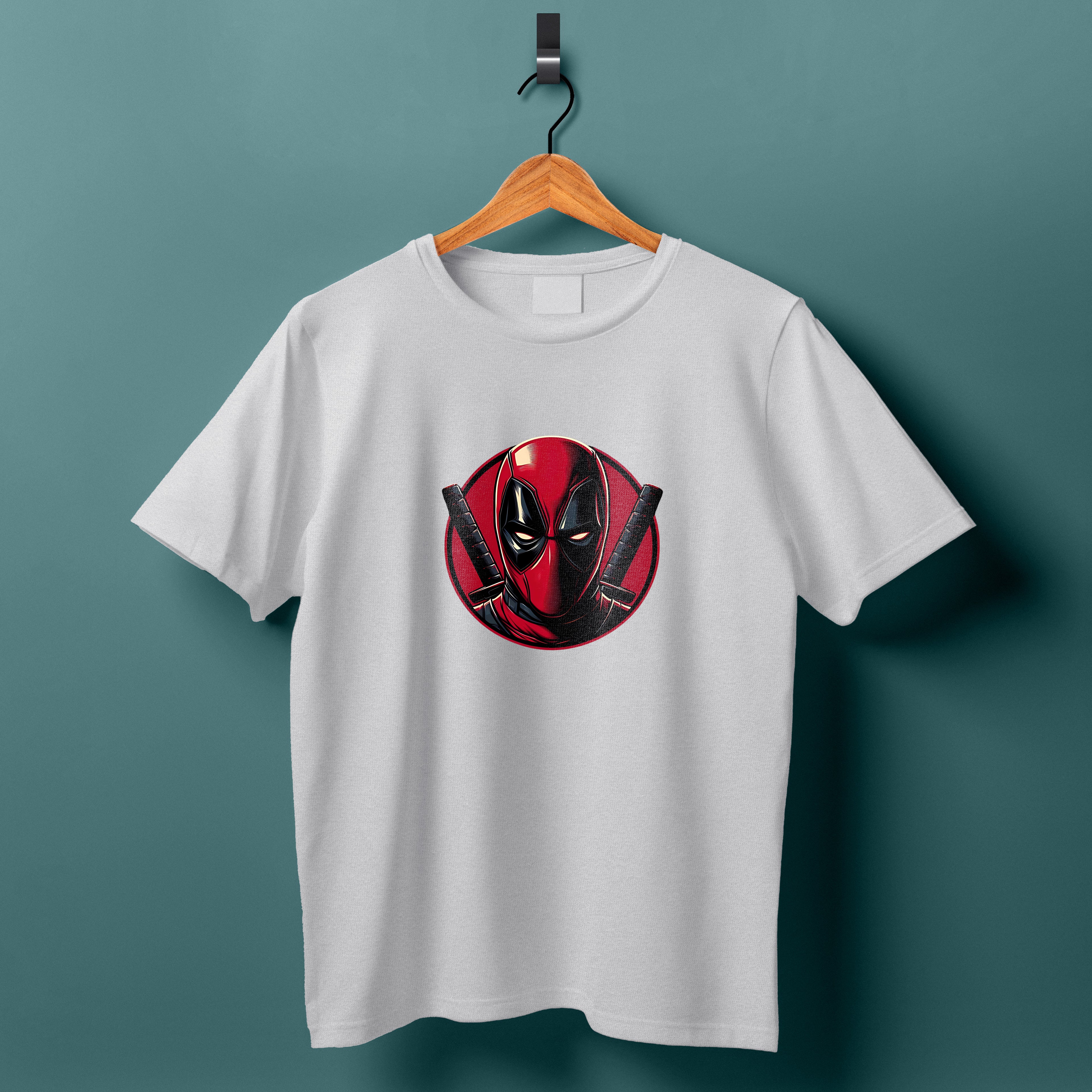 Dead Pool Round Design T shirt