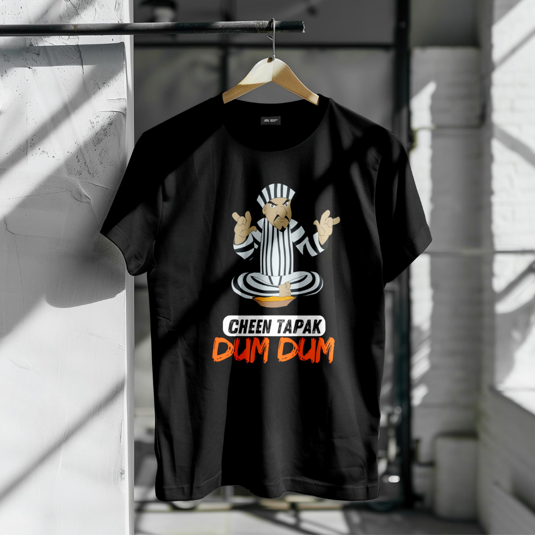 Cheen Tapak Dum Dum Black T shirt
