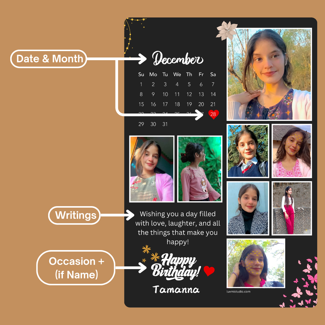 8 Photos Frame in A4 Size (8*12)