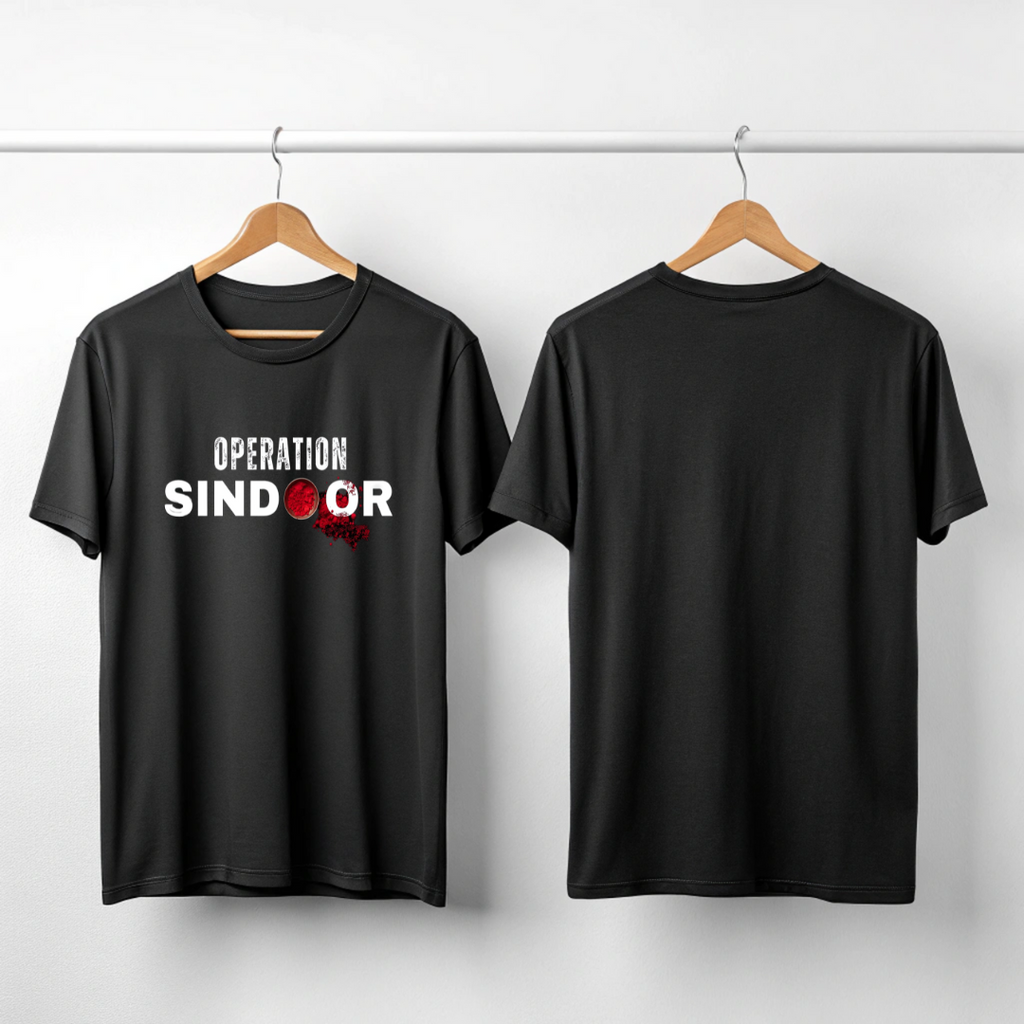 Operation Sindoor Black T-Shirt