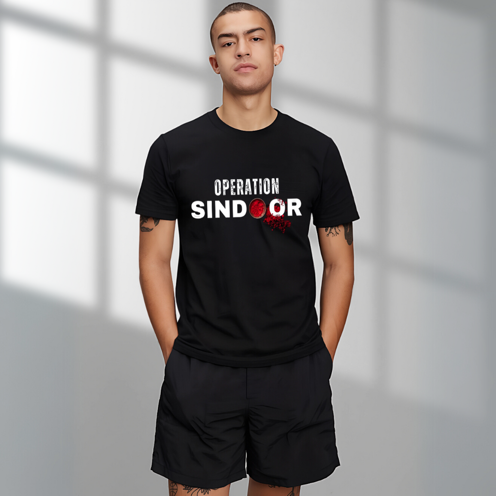Operation Sindoor Black T-Shirt