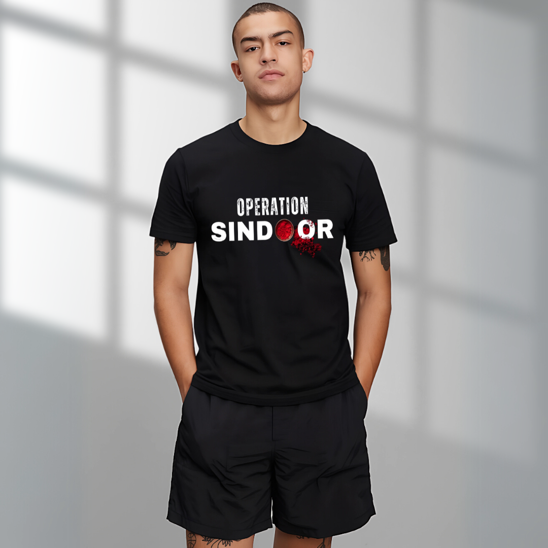 Operation Sindoor Black T-Shirt