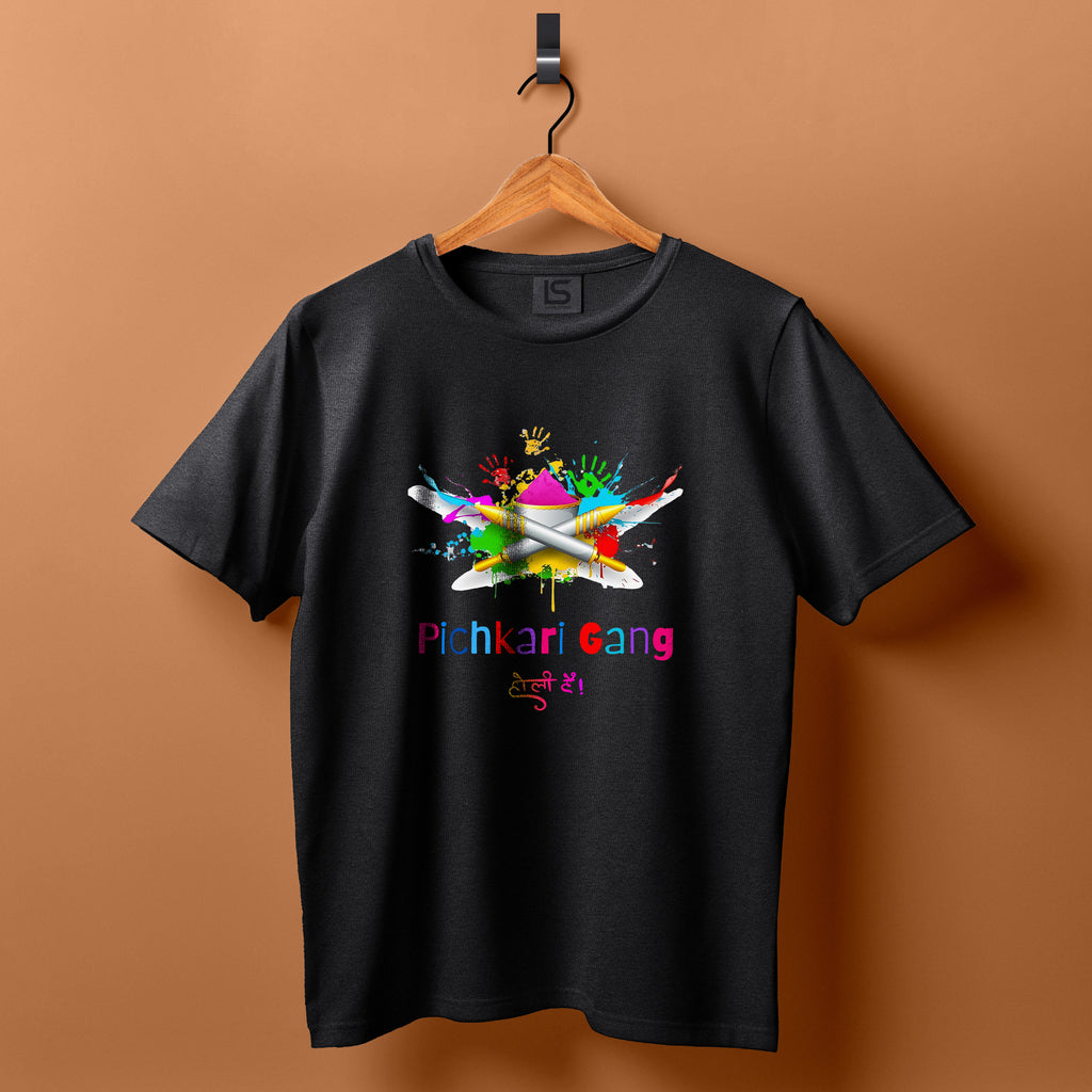Pichkari Gang Premium T-Shirt for Holi Festival
