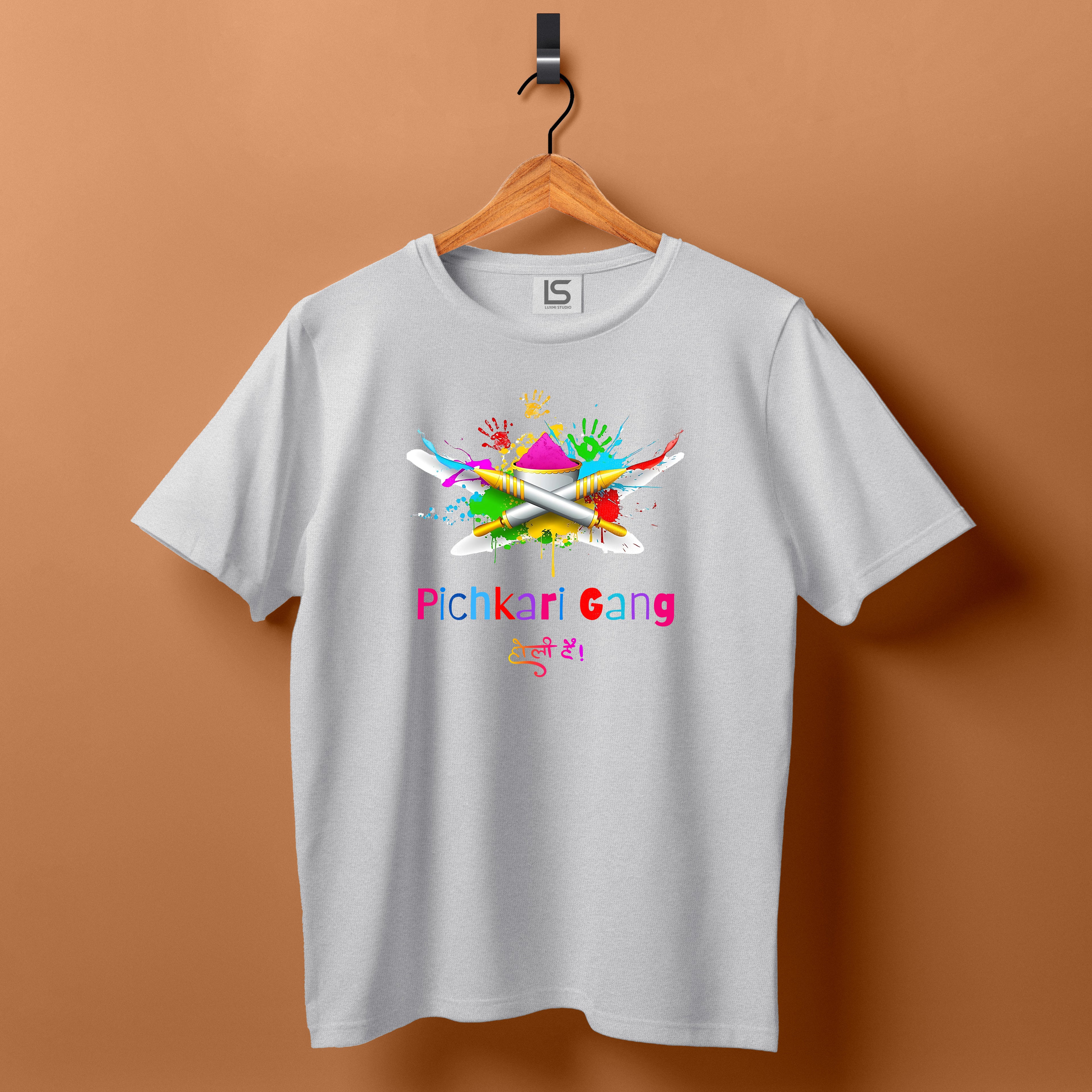 Pichkari Gang Premium T-Shirt for Holi Festival