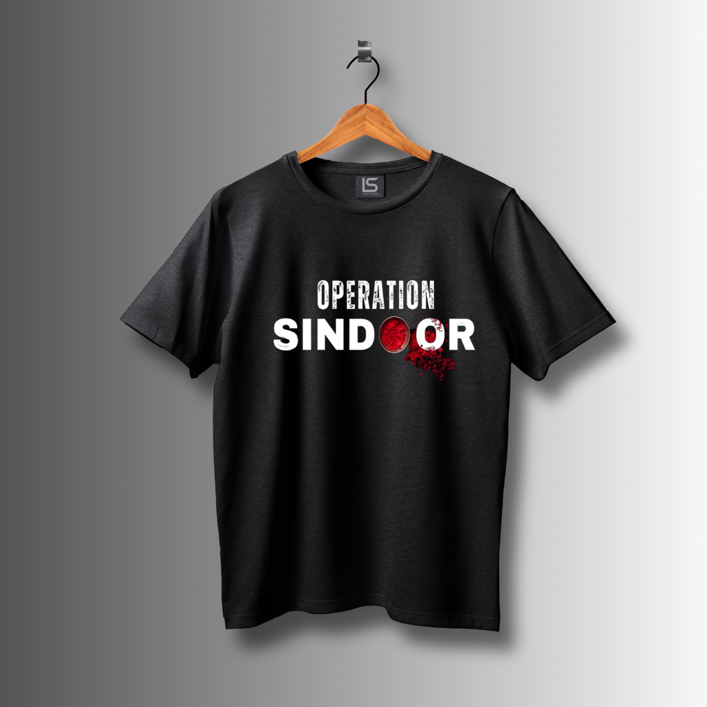 Operation Sindoor Black T-Shirt