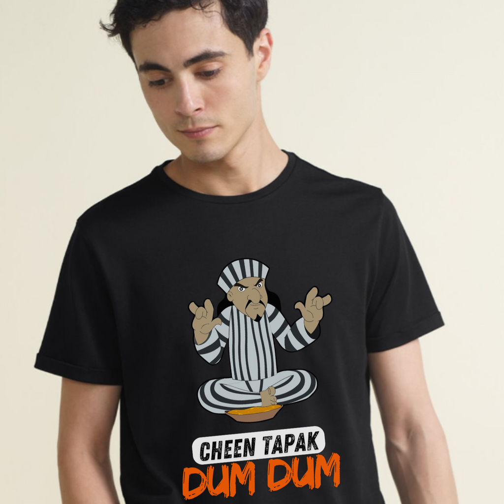 Cheen Tapak Dum Dum Black T shirt