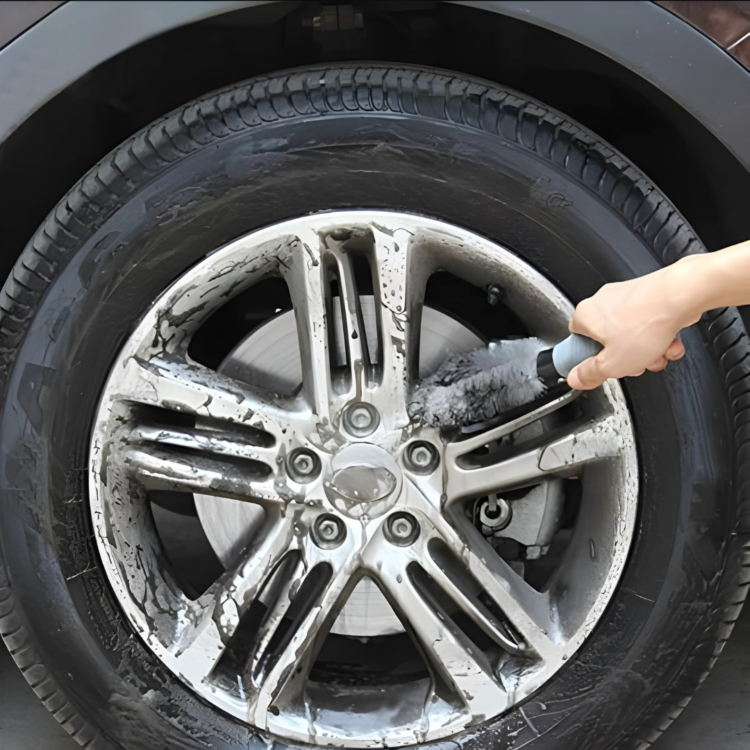 Car Alloy Wheel Cleaning Brush - Durable & Easy to Use