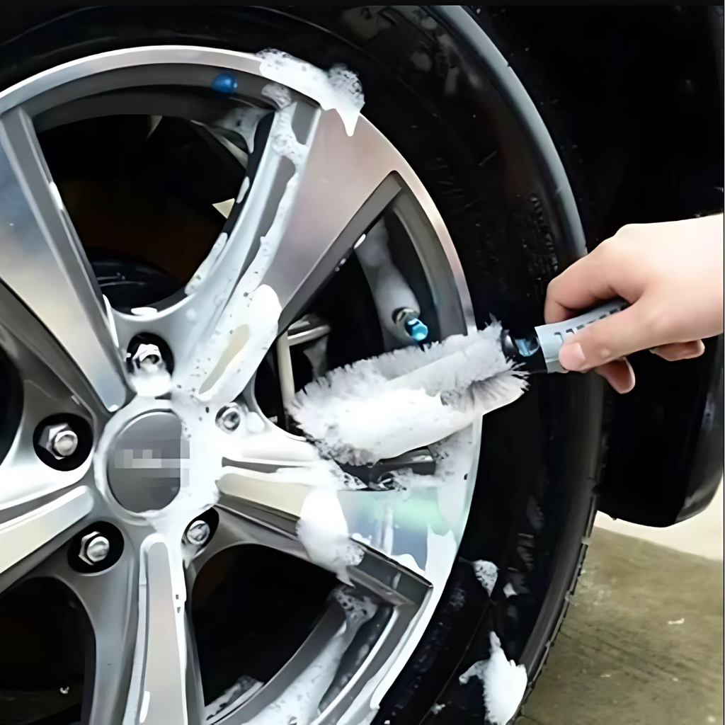 Car Alloy Wheel Cleaning Brush - Durable & Easy to Use
