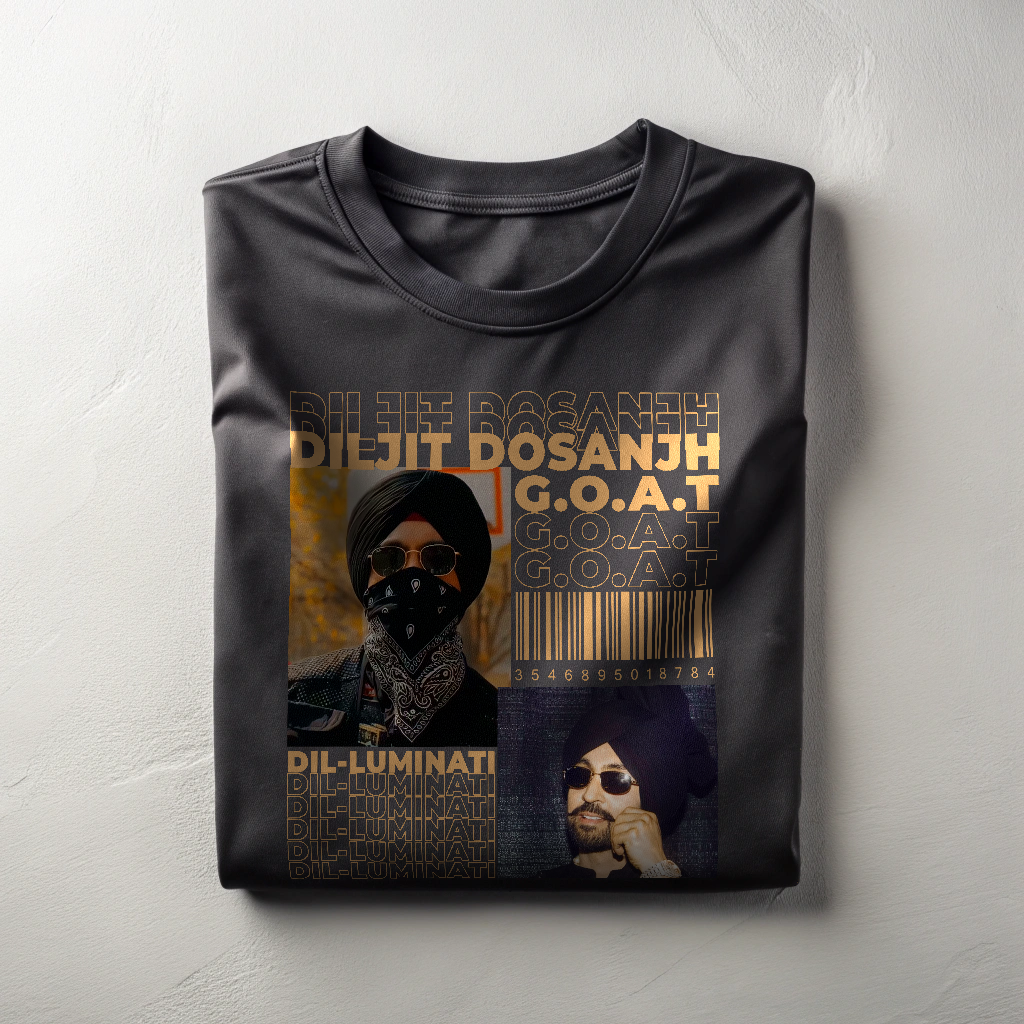 Diljit Dosanjh Dil-Luminati Concert T shirt (Black)