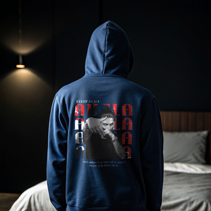 Karan Aujla Punjabi Quote Black Hoodie