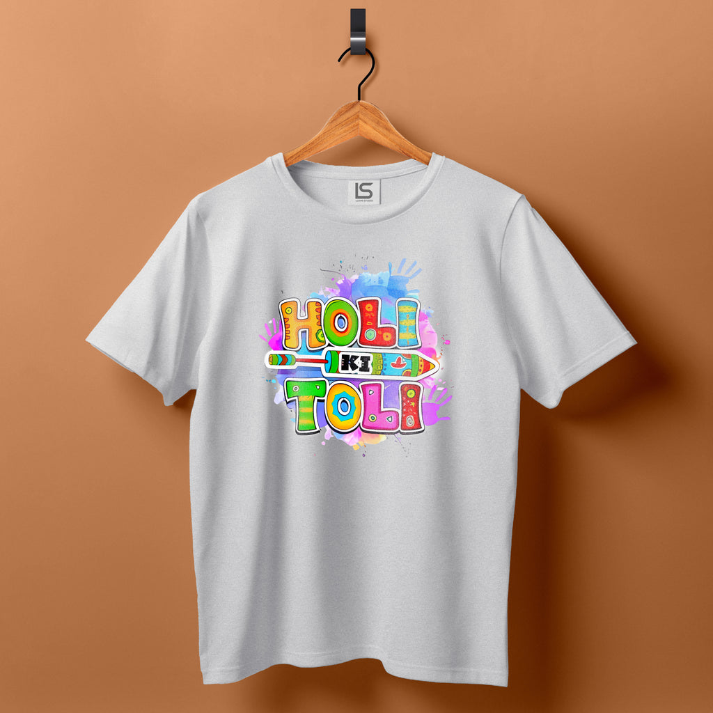 Holi Ki Toli Premium T-Shirt for Holi Festival