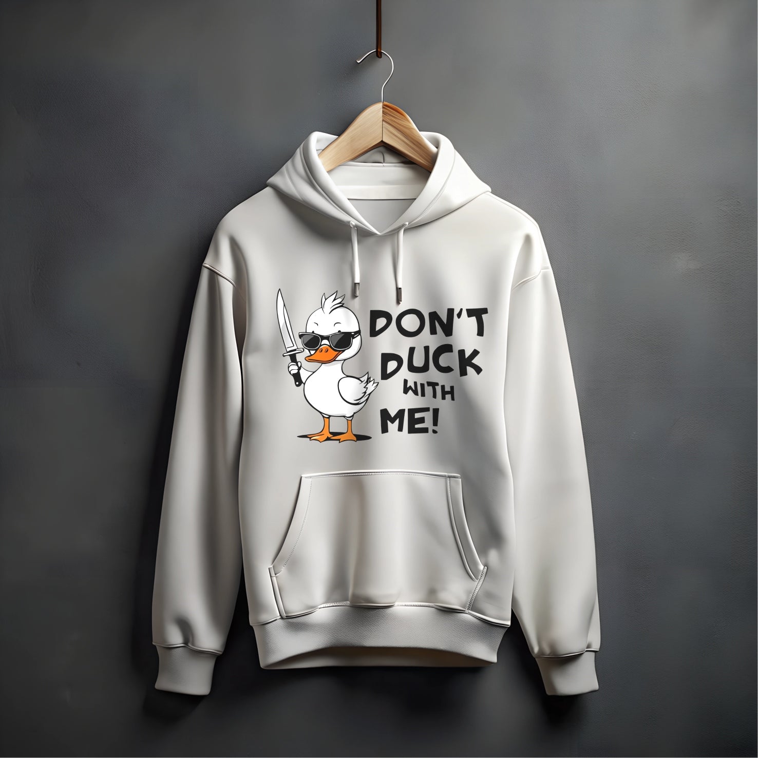 Don't Duck Me Premium Hoodie