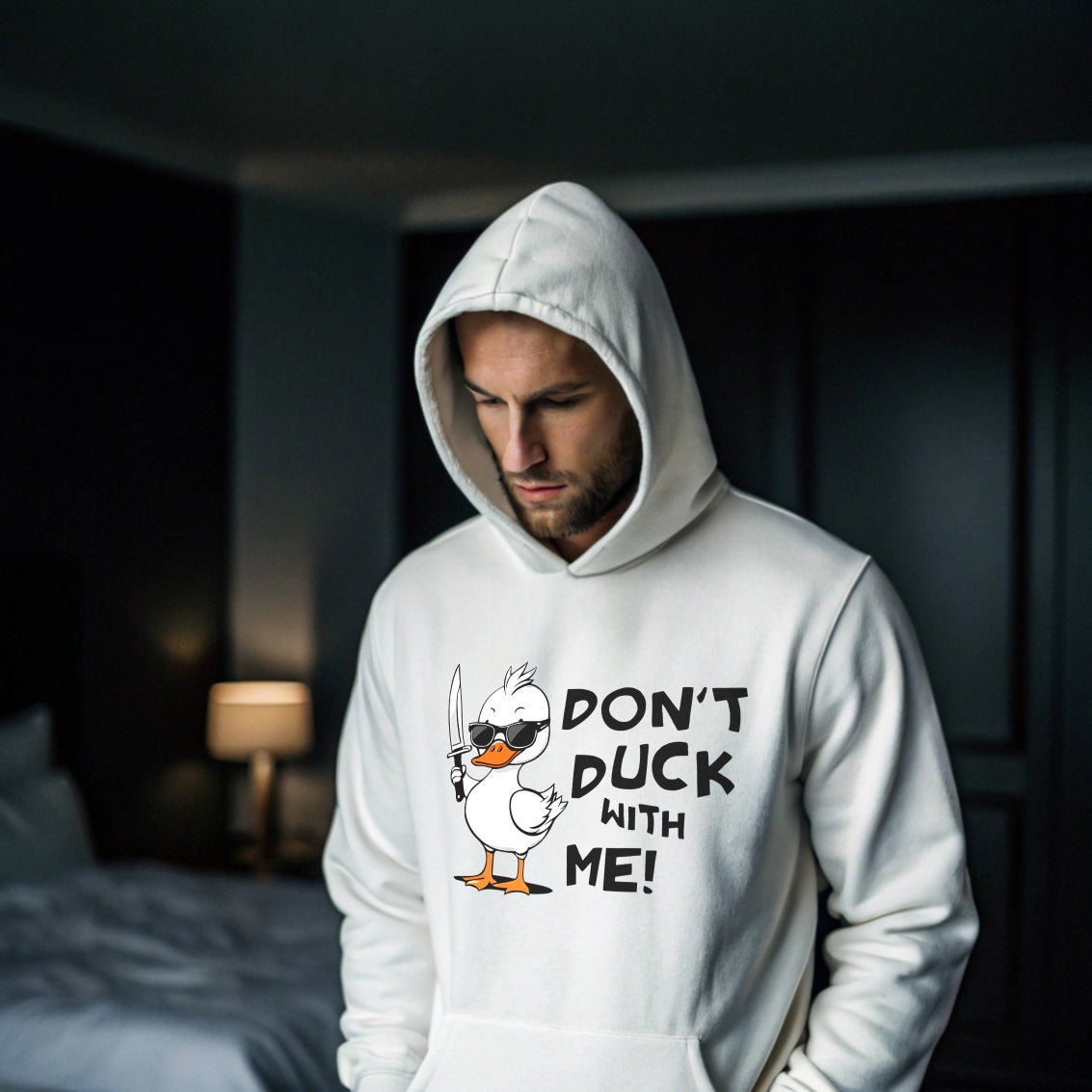 Don't Duck Me Premium Hoodie