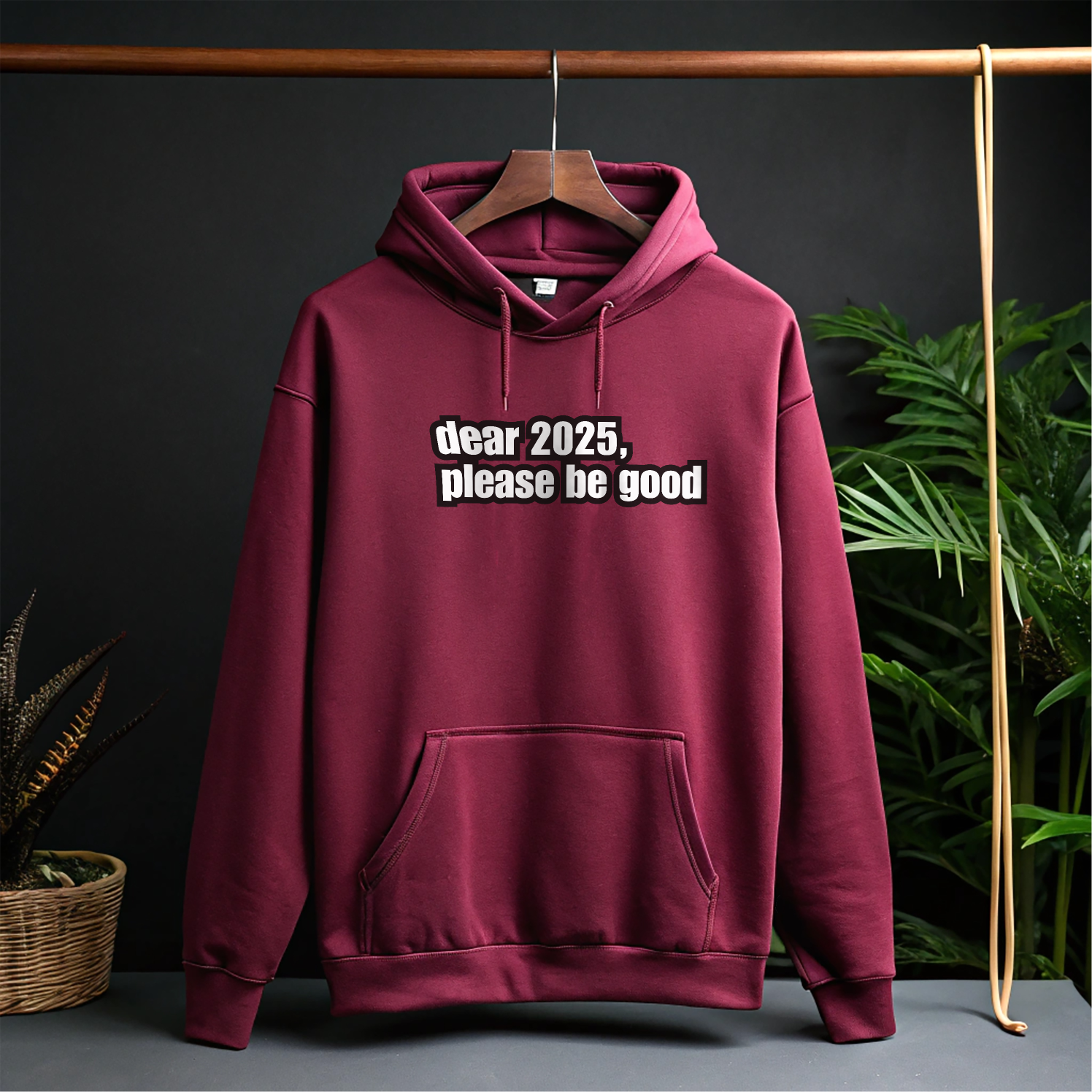 Dear 2025, Please be Good Premium Unisex Hoodie