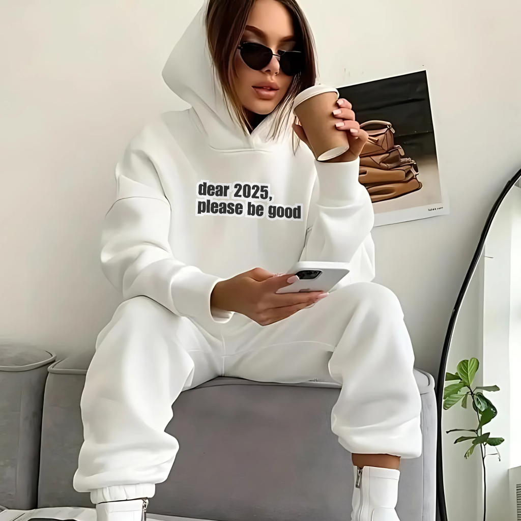 Dear 2025, Please be Good Premium Unisex Hoodie
