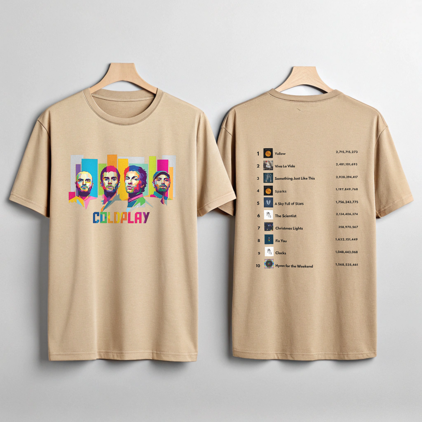 Cold play Unisex T-shirt for Concert