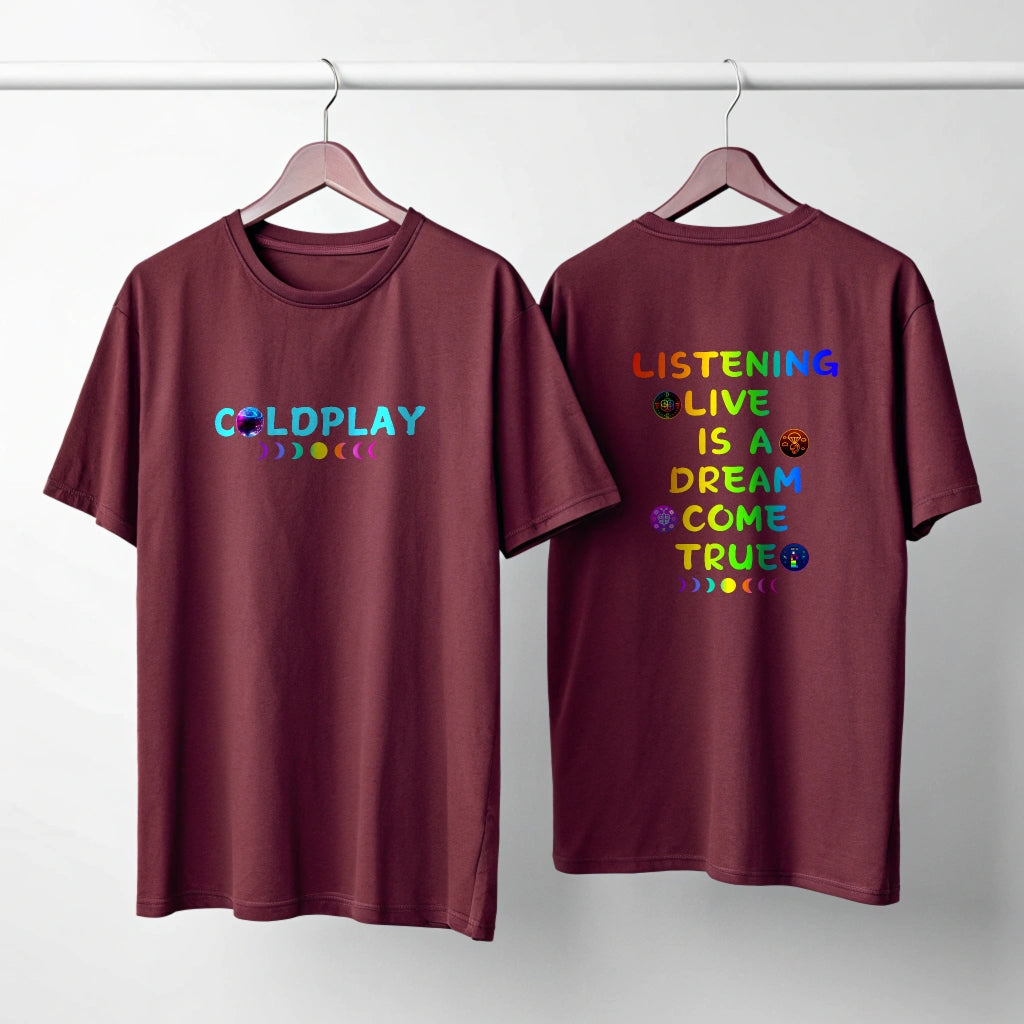 Coldplay Oversized T-shirt (Dream come true)