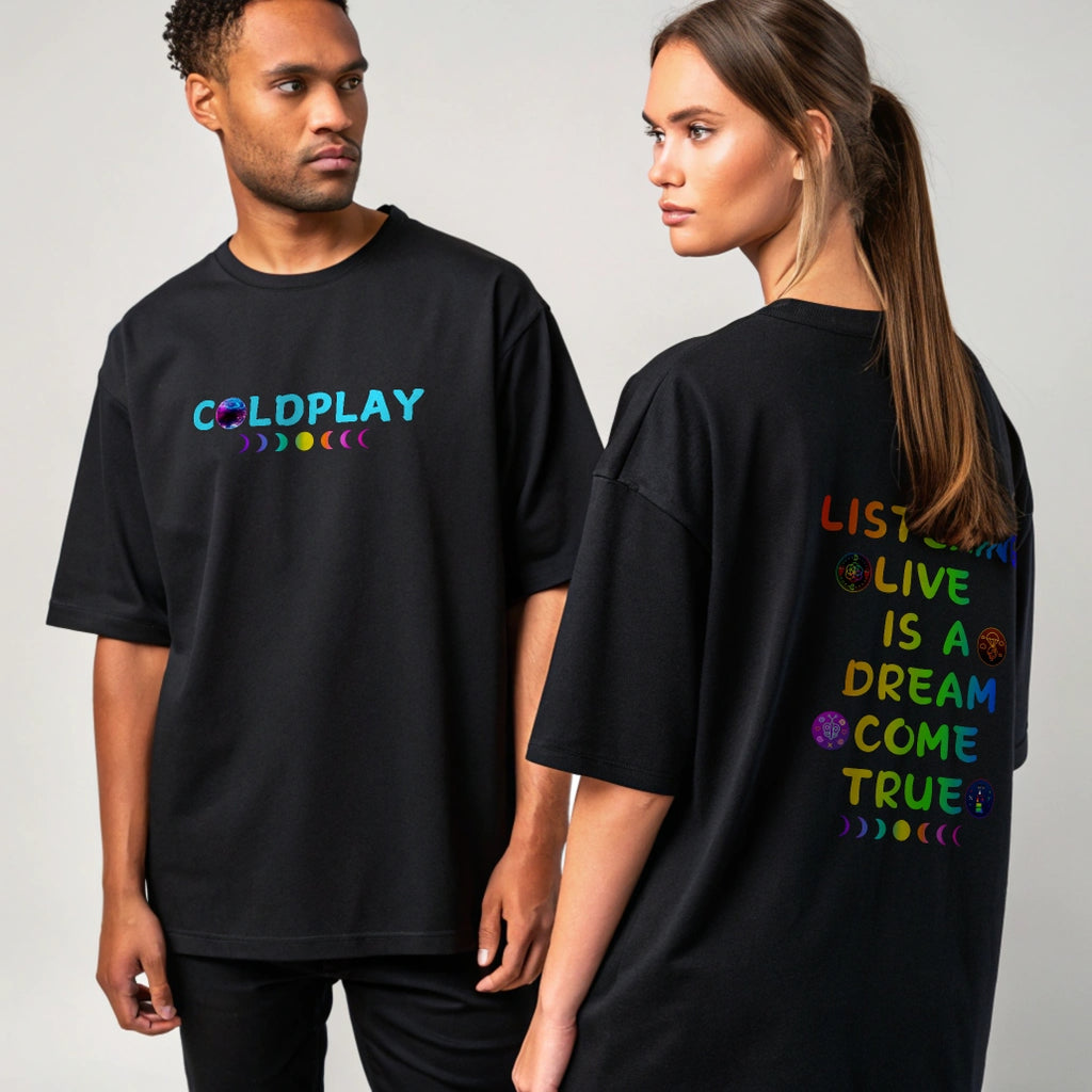 Coldplay Oversized T-shirt (Dream come true)