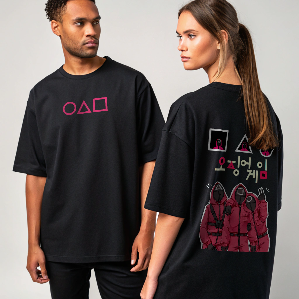 Squid Game Viral Oversized-Tee