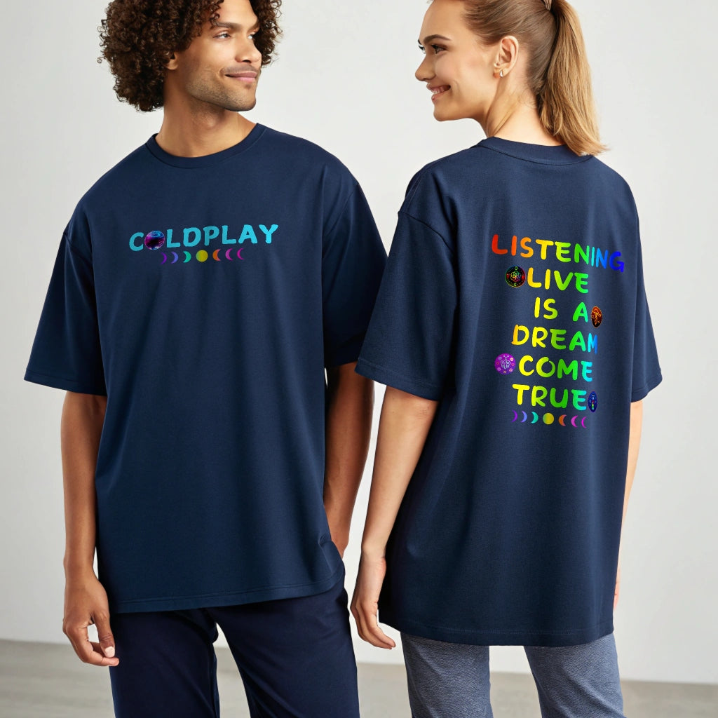 Coldplay Oversized T-shirt (Dream come true)