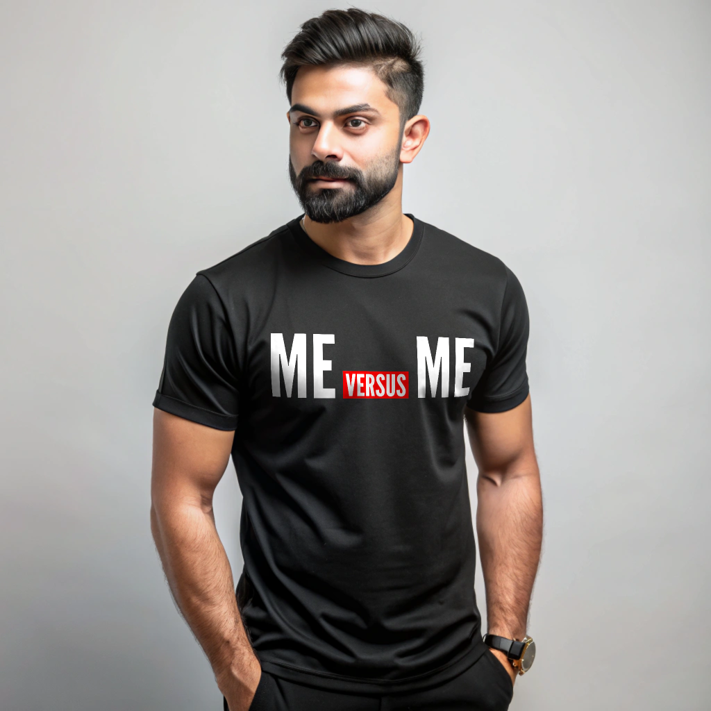 Me vs ME T shirt for Mens